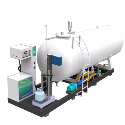 Stacja napełniania gazem LPG 1000L 40cbm, stacje automatycznego napełniania LPG 2,5Mpa