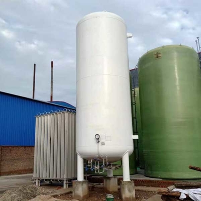 30m3 kriogeniczny zbiornik magazynowy CO2 ISO 21,6 bar typu pionowego