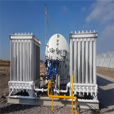 5m3 Lo2 Micro Bulk Tank Kriogeniczny zbiornik do przechowywania cieczy z gazyfikatorem Microbulk Tank