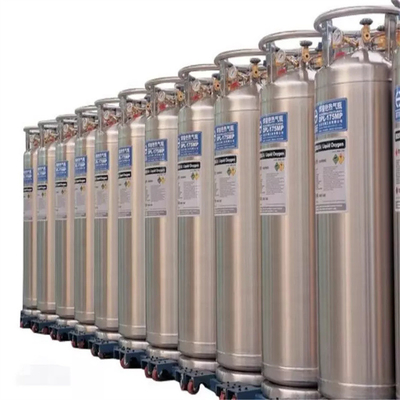 Chemiczny kriogeniczny cylinder Dewara 195l z ramą do Lar Lco2 Lo2 Ln2