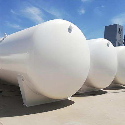 5-200m3 Horyzontalny cryogenic storage tank LNG Isolated Optimal Performance