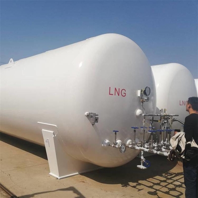5-200m3 Horyzontalny cryogenic storage tank LNG Isolated Optimal Performance