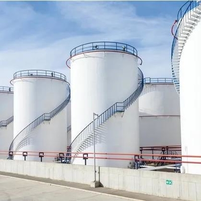 Pionowy przemysłowy zbiornik do przechowywania ropy naftowej / oleju napędowego / ciężkiego oleju opałowego 300 M3-10000 M3