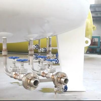 30 m3 8 barów zbiornika do przechowywania płynów kryogenicznych dla LN2