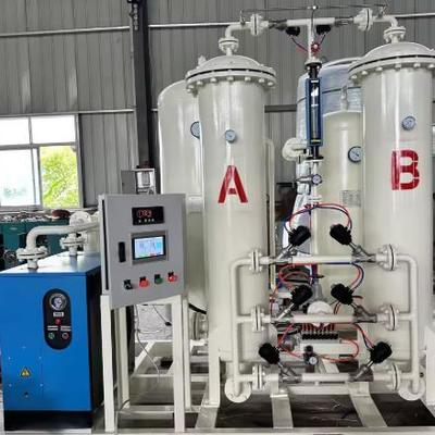 Generator tlenu PSA o żywotności 8-10 lat, zasilanie 220V/50Hz i temperaturą pracy 5-45°C do użytku przemysłowego