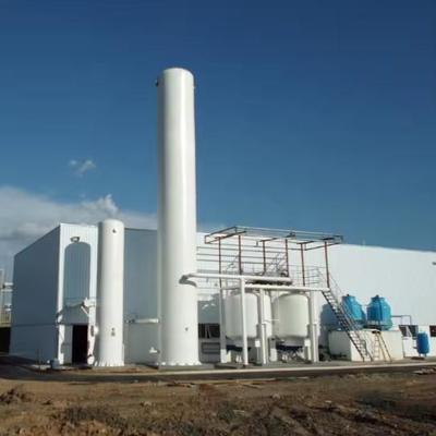 600 Nm3/h Generator tlenu VPSA o czystości 95% do wsparcia spalania w zakresie produkcji energii z biomasy o natężeniu napełnienia 95% i poziomie hałasu ≤75 dB ((A)