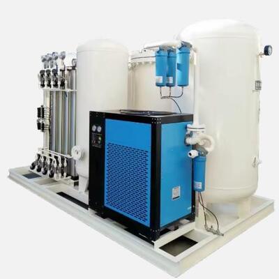 Wyposażenie fabryczne 20Nm3 Azot 99,995% Przenośny generator