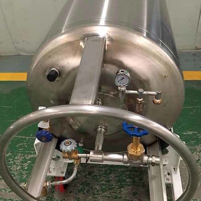 164-500L Zbiornik ciekłego azotu Budynek ciśnieniowy Dewar 210 litrów