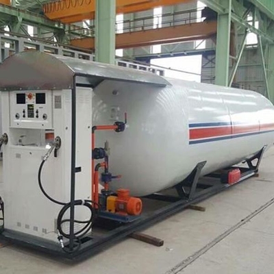 Stacja napełniania gazem LPG 20m3 montowana na płozach poziomo
